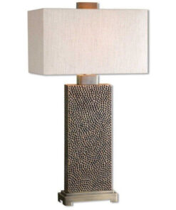 Canfield Coffee Bronze Table Lamp