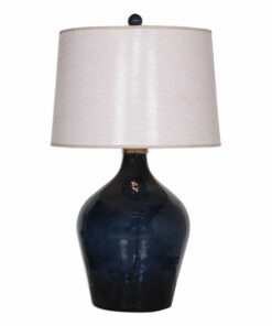 Lamone Blue Glass Lamp