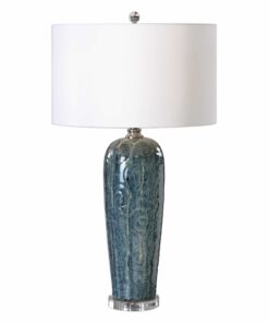 Maira Blue Ceramic Table Lamp