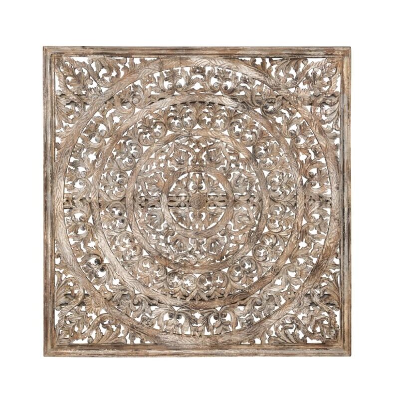 58 Wood Carved Panel