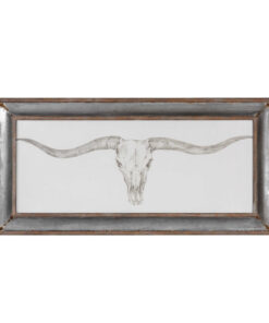 Western Skull Mount Framed Print
