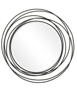 Whirlwind Round Mirror